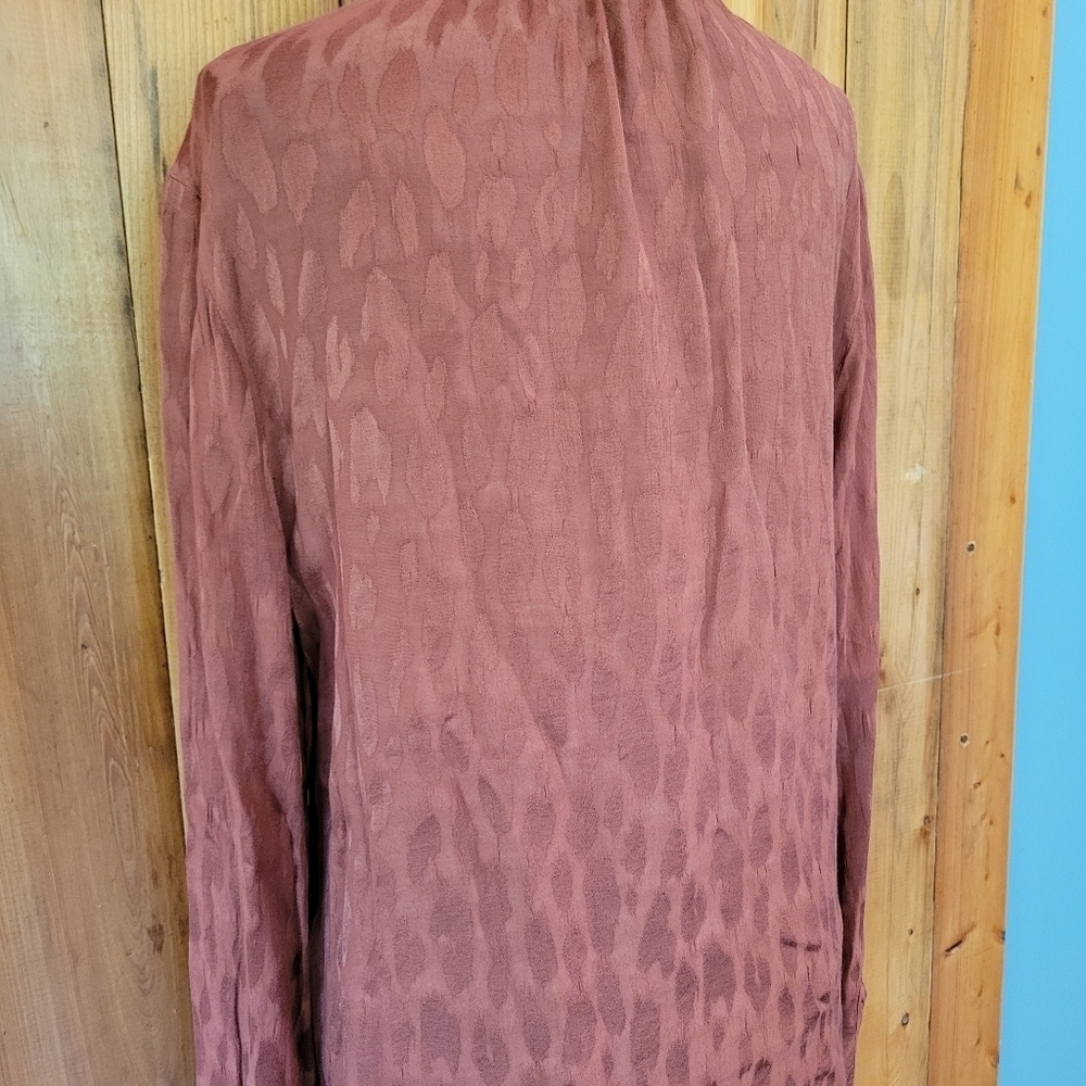 Women's Brown Button-Up Top - Picture 6 of 13